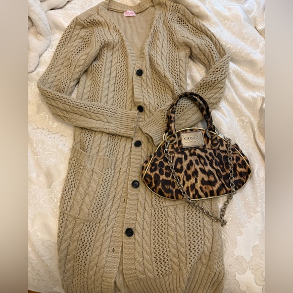 Cream Knit Cardigan - Picture 3 of 4